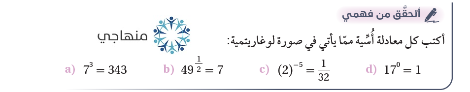 الاقترانات اللوغاريتمية